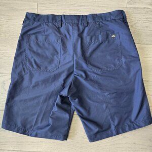 J.Lindberg Blue Performance Water-Repellent Golf Shorts - Men's waist 34